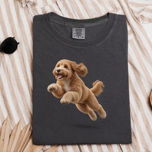 Goldendoodle Mom Shirt, Golden Doodle Gift, Goldendoodle Dog Tee, Doodle Owner Gift, Comfort Colors Dog T image 9