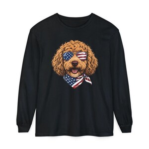 Comfort Colors Cavapoo Mom Shirt, Patriotic Dog Shirt, Cavapoo Owner Gift, American Flag Tee, USA Puppy Apparel, Red White Blue Top image 11