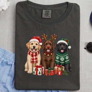 Christmas Dog Sweatshirt, Labrador Christmas Shirt, Holiday Dog Gift, Dog Lover Christmas Sweatshirt, Labrador Retriever Mom Gift
