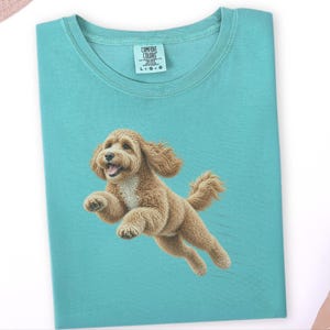 Cockapoo Shirt, Cockapoo Mom Gift, Running Dog Tee, Doodle Lover Shirt, Fast Dog Apparel, Pet Owner Gift image 10