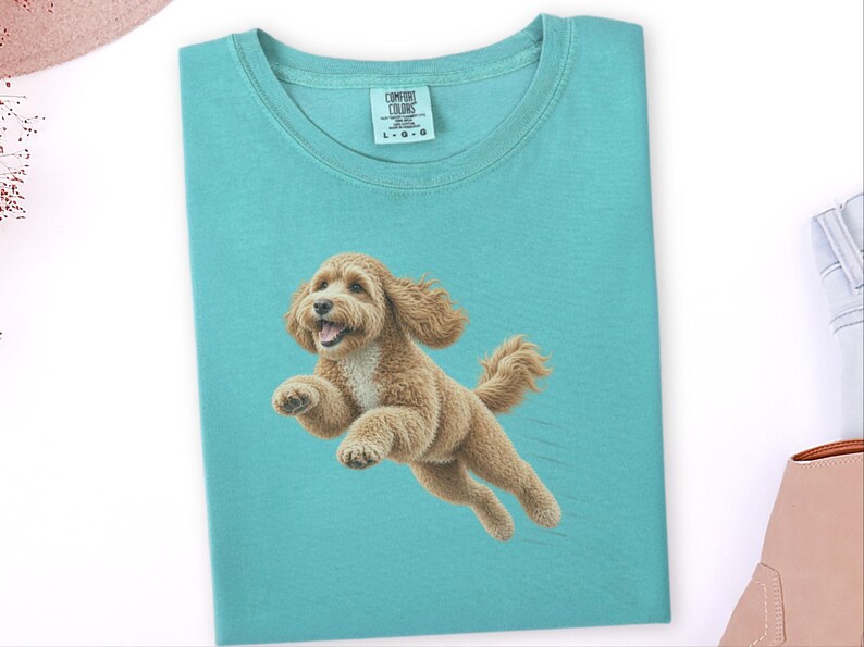 Cockapoo Shirt, Cockapoo Mom Gift, Running Dog Tee, Doodle Lover Shirt, Fast Dog Apparel, Pet Owner Gift image 10