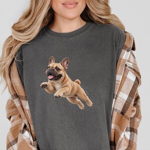 Frenchie Mom Shirt, Funny French Bulldog Gift, Frenchie Dog Lover Tee, French Bulldog Owner Present, Frenchie Dad Shirt image 9