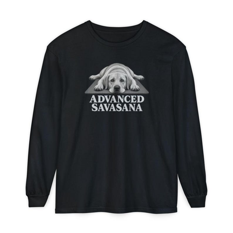 Labrador Shirt, Advanced Savasana Yoga Gift, Funny Fitness Tee, Meditation Lover Shirt, Lab Mom Gift, Yoga Teacher Shirt image 13
