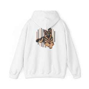 T-shirt met Duitse Herder-hond, cadeau voor Duitse Herder-moeder, T-shirt voor liefhebbers van Duitse Herders, cadeau voor hondengeleider, kleding voor hondenbezitters afbeelding 12