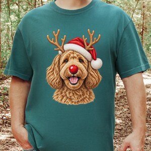 Labradoodle Christmas Shirt, Holiday Dog Sweater, Labradoodle Mom Gift, Christmas Pet Shirt, Doodle Dad Gift Bild 10