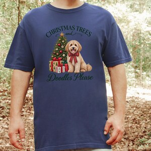 Maltipoo Christmas Shirt, Christmas Dog Lover Gift, Holiday Dog Tee, Doodle Dog Christmas Top, Festive Pet Shirt image 1