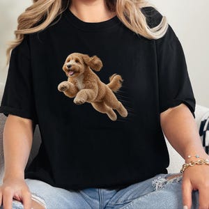 Goldendoodle Mom Shirt, Golden Doodle Gift, Goldendoodle Dog Tee, Doodle Owner Gift, Comfort Colors Dog T image 6