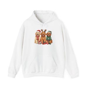 Golden Retriever Christmas Shirt, Golden Retriever Gift, Christmas Pet Art, Dog Christmas Sweatshirt, Golden Retriever Mom Shirt image 12