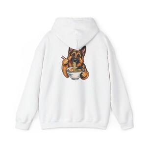 German Shepherd Ramen Shirt, Ramen Lover Gift, Funny Dog Tee, Japanese Food Shirt, Shepherd Dog Lover Gift, Noodle Lover Sweatshirt image 12