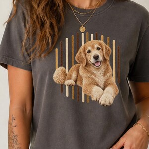 Golden Retriever Shirt, Golden Retriever Gift, Golden Retriever Mom Shirt, Golden Retriever Lover Tee, Dog Lover Gift image 6