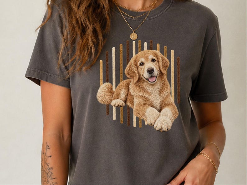 Golden Retriever Shirt, Golden Retriever Gift, Golden Retriever Mom Shirt, Golden Retriever Lover Tee, Dog Lover Gift image 6