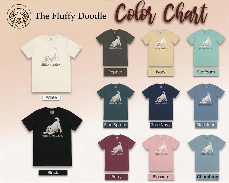Comfort Colors Maltipoo Mom Shirt Biiiiig Stretch, Funny Dog Lover Gift, Playful Puppy Doodle Parent Tee, Cute White Maltese Poodle Animal image 11