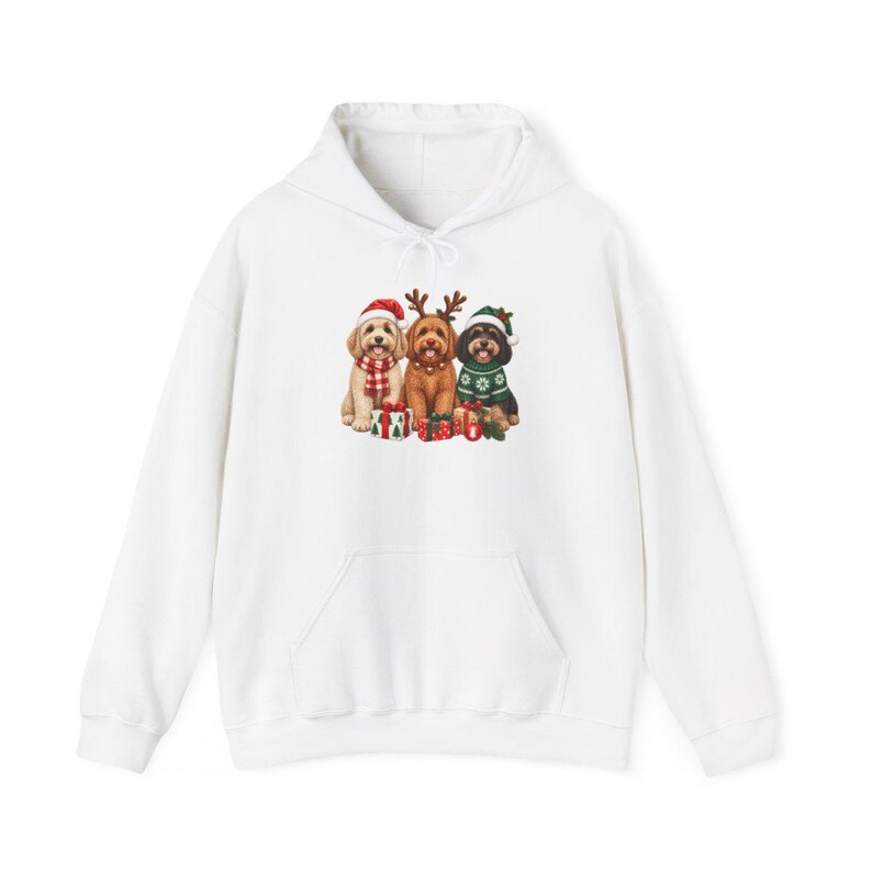 Cockapoo Christmas Sweatshirt, Cockapoo Lover Gift, Holiday Dog Shirt, Christmas Cockapoo Mom Gift afbeelding 12