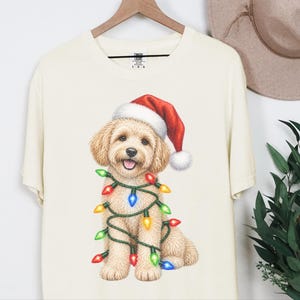 Maltipoo Christmas Shirt, Maltipoo Dog Mom Gift, Holiday Dog Lover Tee, Christmas Puppy Sweatshirt, Festive Pet Lover Apparel image 7
