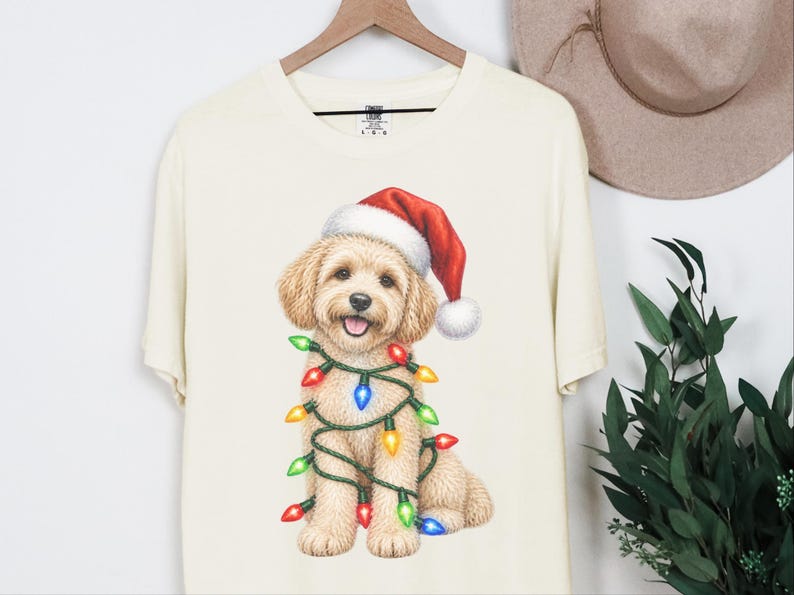 Maltipoo Christmas Shirt, Maltipoo Dog Mom Gift, Holiday Dog Lover Tee, Christmas Puppy Sweatshirt, Festive Pet Lover Apparel image 7
