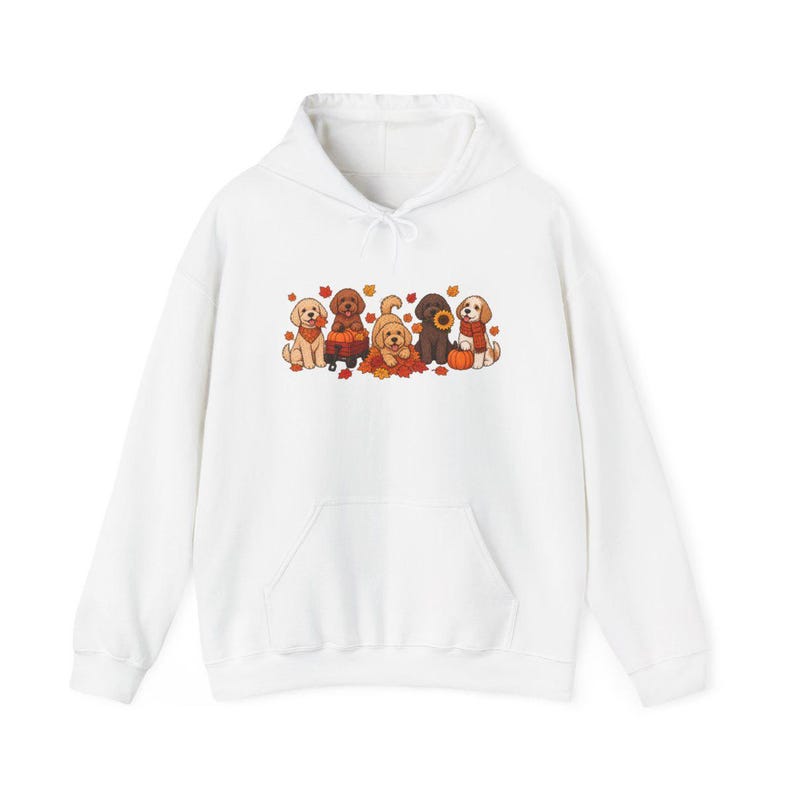Cavapoo Shirt, Cavapoo Mom Gift, Fall Dog Shirt, Pumpkin Patch Dog Tee, Autumn Dog Lover Sweatshirt, Puppy Owner Gift image 12