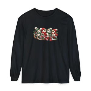 Christmas Birds Shirt, Holiday Bird Lover Gift, Winter Wildlife Tee, Cute Animal Sweatshirt, Festive Christmas Bird Shirt image 13