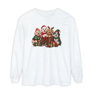 Maltipoo Christmas Shirt, Maltipoo Dog Gift, Festive Santa Puppy Tee, Christmas Dog Lover Shirt, Holiday Dog Sweatshirt image 14