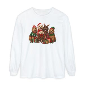 Christmas Labradoodle Shirt, Labradoodle Christmas Gift, Santa Dog Tee, Dog Mom Christmas Shirt, Holiday Pet Shirt, Labradoodle Lover Gift image 14