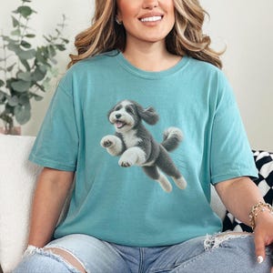 Sheepadoodle Shirt, Sheepadoodle Mom Gift, Doodle Dad Shirt, Sheepadoodle Owner Gift, Doodle Dog Lover Shirt, Puppy Graphic Tee image 9