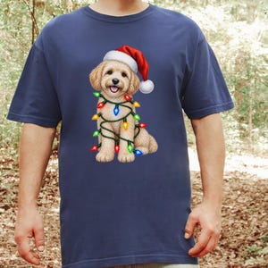 Maltipoo Christmas Shirt, Maltipoo Dog Mom Gift, Holiday Dog Lover Tee, Christmas Puppy Sweatshirt, Festive Pet Lover Apparel image 4