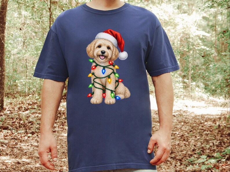 Maltipoo Christmas Shirt, Maltipoo Dog Mom Gift, Holiday Dog Lover Tee, Christmas Puppy Sweatshirt, Festive Pet Lover Apparel image 4