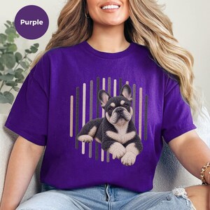 Frenchie Mom Shirt, French Bulldog Lover Gift, Frenchie Dog Tee, French Bulldog Owner Present, Frenchie Mom Tee image 4