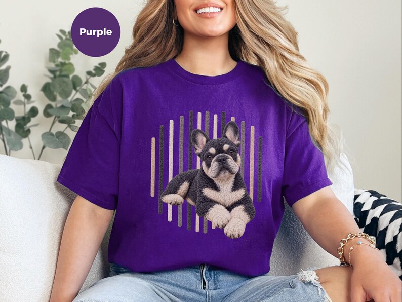 Frenchie Mom Shirt, French Bulldog Lover Gift, Frenchie Dog Tee, French Bulldog Owner Present, Frenchie Mom Tee image 4