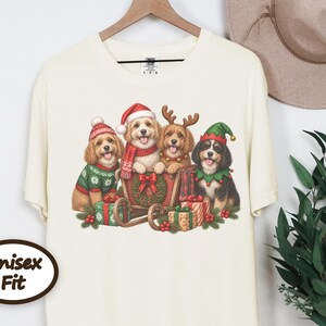 Cavapoo Christmas Shirt, Cavapoo Mom Gift, Holiday Dog Shirt, Christmas Puppy Sweatshirt, Festive Dog Lover Tee image 8