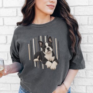ボストンテリアシャツ、ボストンテリアギフト、面白いボストンテリアTシャツ、犬好きへのギフト、犬好きママシャツ 画像 4