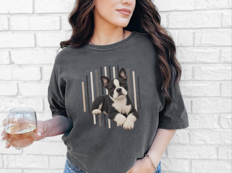 ボストンテリアシャツ、ボストンテリアギフト、面白いボストンテリアTシャツ、犬好きへのギフト、犬好きママシャツ 画像 4