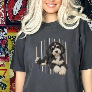 Bernedoodle Shirt, Bernedoodle Mom Gift, Tricolor Bernedoodle Tee, Doodle Dog Lover Gift, Bernedoodle Owner Shirt image 1