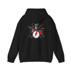 French Bulldog Shirt, Drummer Gift Idea, Rock Dog Shirt, Frenchie Graphic Tee, Percussionist Gift, Music Lover Shirt, Band Merch Tee image 11