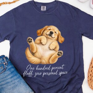 Golden Retriever Shirt, Funny Dog Mom Gift, Golden Retriever Mom, Dog Humor Tee, Cute Puppy Graphic Tee, Golden Dog Shirt image 6