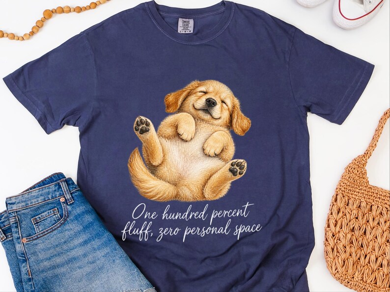 Golden Retriever Shirt, Funny Dog Mom Gift, Golden Retriever Mom, Dog Humor Tee, Cute Puppy Graphic Tee, Golden Dog Shirt image 6
