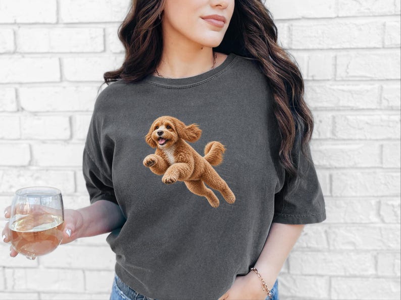Cavapoo Shirt, Cavapoo Mom Gift, Cavapoo Dog Shirt, Cavapoo Owner Gift, Cavapoo Lover Gift, Cavapoo Art image 5