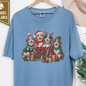 Christmas Aussiedoodle Shirt, Aussiedoodle Mom Gift, Holiday Dog Shirt, Funny Dog Christmas, Aussiedoodle Lover Gift image 9