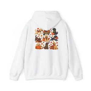Camiseta de Labrador de otoño, regalo para amantes de los perros de otoño, linda camiseta para mamás de Labrador, suéter de cachorro para Acción de Gracias, ropa acogedora para dueños de mascotas de cosecha. imagen 12