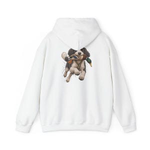 Sheepadoodle-Shirt, Geschenk für Entenjäger, Wasservogeljäger-Shirt, Sheepadoodle-Papa, Jagdhund-Kunst, Outdoor-Jagd-Shirt Bild 12