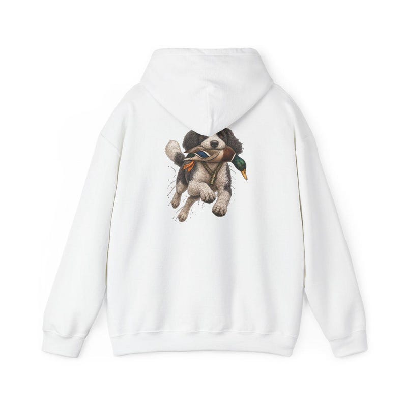 Sheepadoodle-Shirt, Geschenk für Entenjäger, Wasservogeljäger-Shirt, Sheepadoodle-Papa, Jagdhund-Kunst, Outdoor-Jagd-Shirt Bild 12