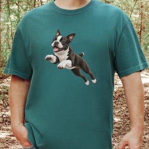 Bostonterrier-tröja, Bostonterrier-hundmamma-present, rolig Bostonterrier-tröja, Zoomies-hundtröja, bekväma färger för hundar bild 9