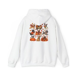 French Bulldog Fall Shirt, Frenchie Mom Gift, Autumn Dog Lover Tee, Pumpkin Season Sweater, Cute Puppy Graphic Top image 12