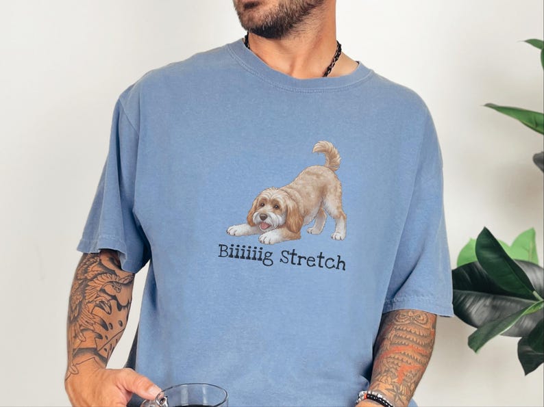 Comfort Colors Labradoodle Dog Gift, Biiiiig Stretch Shirt, Golden Doodle Dad Tee, Funny Labradoodle T-Shirt, Doodle Mom Gift, New Puppy Mom image 5