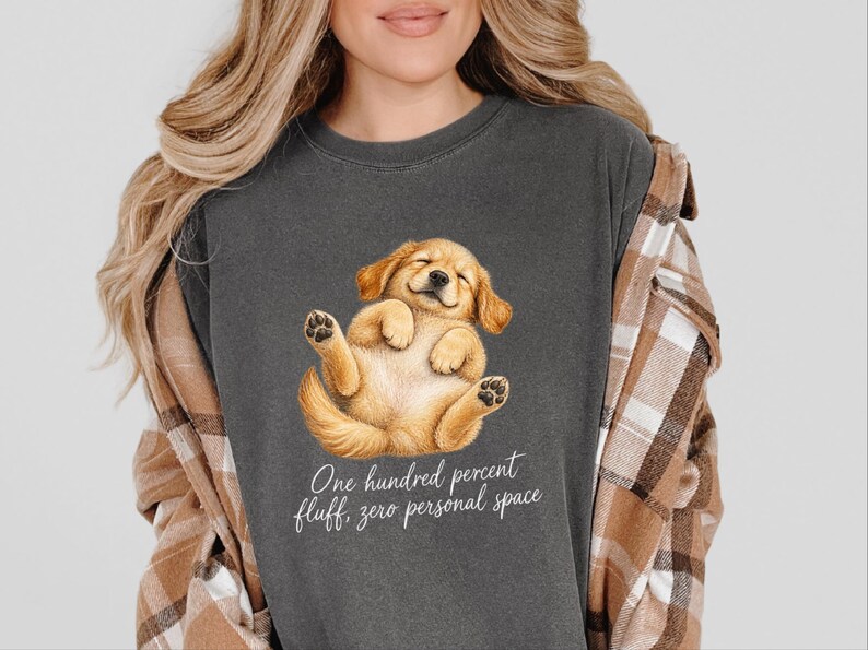 Golden Retriever Shirt, Funny Dog Mom Gift, Golden Retriever Mom, Dog Humor Tee, Cute Puppy Graphic Tee, Golden Dog Shirt image 5