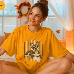 Frenchie Mom Shirt, French Bulldog Lover Gift, Frenchie Dog Tee, French Bulldog Owner Present, Frenchie Mom Tee image 1