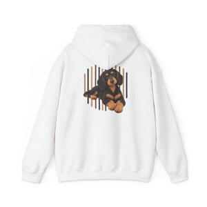 Dachshund Dog Shirt, Wiener Dog Mom Gift, Long Haired Doxie Tee, Dapple Dachshund Lover Present, Sausage Dog Art image 12