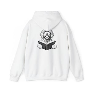 Goldendoodle Shirt, Book Lover Gift, Dog Reading Shirt, Doodle Mom Gift, Bookish Dog Tee, Vintage Doodle Shirt, Reader Gift image 12