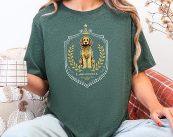 Labradoodle Royal Crest golden doodle crest sweatshirt Majestic Pet Artwork