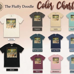 Comfort Colors Beatles Inspired Goldendoodle Shirt, The Doodles Shaggy Road Parody Tee, Retro Classic Rock Band Dog Mom Clothing image 11