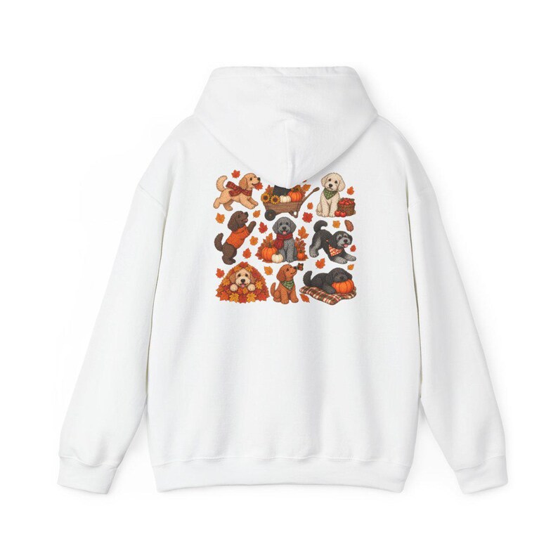 Schnoodle Fall Dog Shirt, Autumn Dog Lover Gift, Cute Puppy Sweatshirt, Pumpkin Patch Tee, Dog Mom Hoodie image 12